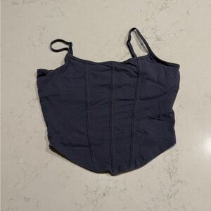 Women's Navy Blue Camisole Top Hollister